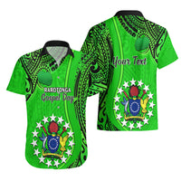 Personalised 25 July Rarotonga Island Gospel Day Hawaiian Shirt Cook Islands Tribal Pattern LT14 - Polynesian Pride