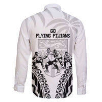 Fiji Tapa Rugby Family Matching Long Sleeve Bodycon Dress and Hawaiian Shirt Cibi Dance With Fijian Pattern