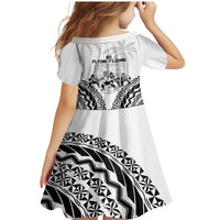 Fiji Tapa Rugby Family Matching Mermaid Dress and Hawaiian Shirt Cibi Dance With Fijian Pattern