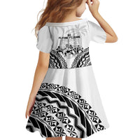 Fiji Tapa Rugby Family Matching Summer Maxi Dress and Hawaiian Shirt Cibi Dance With Fijian Pattern