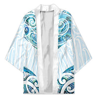 New Zealand Manta Ray Tattoo Kimono Aotearoa Maori Haehae Paua Shell - Polynesian Pride