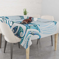 New Zealand Manta Ray Tattoo Tablecloth Aotearoa Maori Haehae Paua Shell - Polynesian Pride