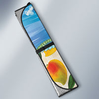 Aloha Hawaii Summer Auto Sun Shade Hawaiian Lei Surfing Mango Palaka Motifs