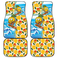 Aloha Hawaii Summer Car Mats Hawaiian Lei Surfing Mango Palaka Motifs
