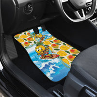 Aloha Hawaii Summer Car Mats Hawaiian Lei Surfing Mango Palaka Motifs