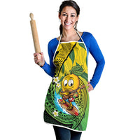 Hawaii Surfing Mango Apron Manako Polynesian Fish Hook