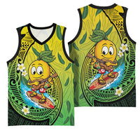 Hawaii Surfing Mango Basketball Jersey Manako Polynesian Fish Hook