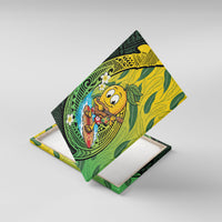 Hawaii Surfing Mango Canvas Wall Art Manako Polynesian Fish Hook