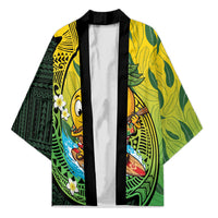 Hawaii Surfing Mango Kimono Manako Polynesian Fish Hook
