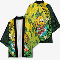 Hawaii Surfing Mango Kimono Manako Polynesian Fish Hook