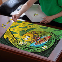 Hawaii Surfing Mango Puzzle Manako Polynesian Fish Hook