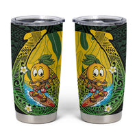 Hawaii Surfing Mango Tumbler Cup Manako Polynesian Fish Hook