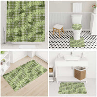 Lime Palaka Hawaii Cowboy Bathroom Set Puakenikeni Lei Paniolo Papale Seamless Vibes - Polynesian Pride