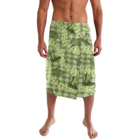 Lime Palaka Hawaii Cowboy Lavalava Puakenikeni Lei Paniolo Papale Seamless Vibes - Polynesian Pride