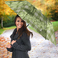 Lime Palaka Hawaii Cowboy Umbrella Puakenikeni Lei Paniolo Papale Seamless Vibes - Polynesian Pride