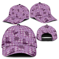 Purple Palaka Hawaii Cowboy Classic Cap Puakenikeni Lei Paniolo Papale Seamless Vibes LT14 - Polynesian Pride