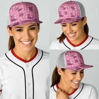 Pink Palaka Hawaii Cowboy Baseball Net Cap Puakenikeni Lei Paniolo Papale Seamless Vibes - Polynesian Pride