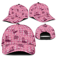 Pink Palaka Hawaii Cowboy Classic Cap Puakenikeni Lei Paniolo Papale Seamless Vibes LT14 - Polynesian Pride