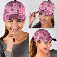 Pink Palaka Hawaii Cowboy Classic Cap Puakenikeni Lei Paniolo Papale Seamless Vibes LT14 - Polynesian Pride