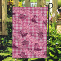 Pink Palaka Hawaii Cowboy Garden Flag Puakenikeni Lei Paniolo Papale Seamless Vibes - Polynesian Pride