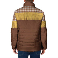 Aloha Hawaii Cowboy Custome Padded Jacket Puakenikeni Lei Palaka Tassel Style - Polynesian Pride