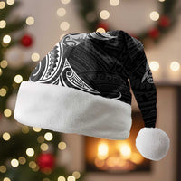 New Zealand Hammerhead Shark Christmas Santa Hat Maori Haehae Mangopare Black - Polynesian Pride