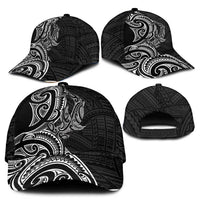 New Zealand Hammerhead Shark Classic Cap Maori Haehae Mangopare Black - Polynesian Pride