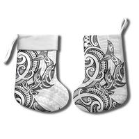 New Zealand Hammerhead Shark Christmas Stocking Maori Haehae Mangopare White - Polynesian Pride