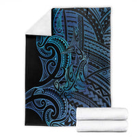 New Zealand Hammerhead Shark Blanket Maori Haehae Mangopare Galaxy - Polynesian Pride