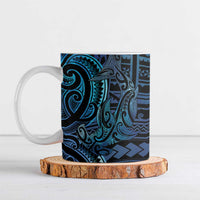 New Zealand Hammerhead Shark Ceramic Mug Maori Haehae Mangopare Galaxy - Polynesian Pride
