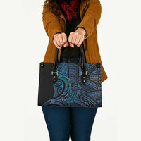 New Zealand Hammerhead Shark Leather Bag Maori Haehae Mangopare Galaxy - Polynesian Pride