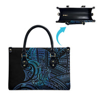New Zealand Hammerhead Shark Leather Bag Maori Haehae Mangopare Galaxy - Polynesian Pride