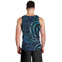 New Zealand Hammerhead Shark Men Tank Top Maori Haehae Mangopare Galaxy - Polynesian Pride