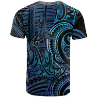 New Zealand Hammerhead Shark T Shirt Maori Haehae Mangopare Galaxy - Polynesian Pride