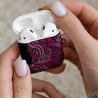New Zealand Hammerhead Shark AirPods Case Maori Haehae Mangopare Pink LT14 - Polynesian Pride