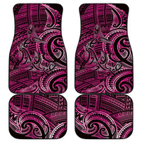 New Zealand Hammerhead Shark Car Mats Maori Haehae Mangopare Pink - Polynesian Pride