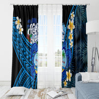 Hafa Adai Guam Window Curtain Guahan Sea Turtle Tropical Style LT14 - Polynesian Pride