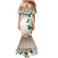 Cook Islands Tiare Maori With Conch Shell Family Matching Mermaid Dress and Hawaiian Shirt 2025 Pasifika Polynesian Tattoo LT14 - Polynesian Pride