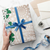 Cook Islands Tiare Maori With Conch Shell Wrapping Paper 2025 Pasifika Polynesian Tattoo - Polynesian Pride