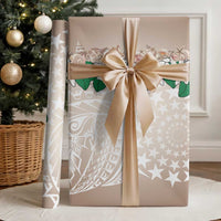 Cook Islands Tiare Maori With Conch Shell Wrapping Paper 2025 Pasifika Polynesian Tattoo - Polynesian Pride