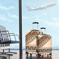 Bula Fiji Luggage Cover 2025 Pasifika Traditional Fijian Masi LT14 - Polynesian Pride