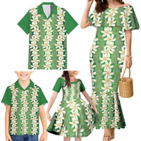 Ia Orana Tahiti Tiare Maori Seamless Style Family Matching Mermaid Dress and Hawaiian Shirt LT14 - Polynesian Pride