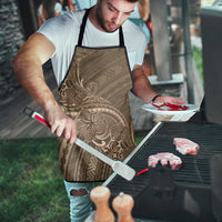Brown Polynesia Plumeria Tattoo Apron LT14 - Polynesian Pride
