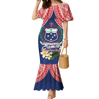 Samoan Independence Day Family Matching Mermaid Dress and Hawaiian Shirt Manuia Le Tutoatasi O Samoa