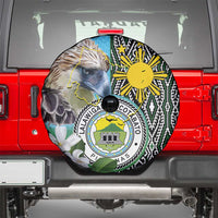 Cotabato Philippines Province Spare Tire Cover Filipino Eagle Sampaguita Tinalak Pattern