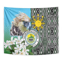 Cotabato Philippines Province Tapestry Filipino Eagle Sampaguita Tinalak Pattern