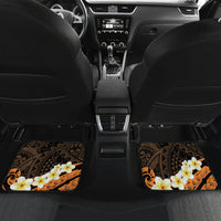 Liver Cancer Awareness Month Car Mats Awareness Is Key Orange Polynesian Ribbon