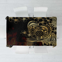 Frangipani Festival Rabaul Tablecloth PNG Tribal Baining Mask Tattoo - Polynesian Pride