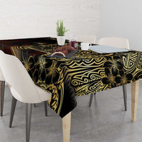 Frangipani Festival Rabaul Tablecloth PNG Tribal Baining Mask Tattoo - Polynesian Pride