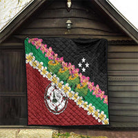 Frangipani Festival Rabaul East New Britain Quilt Dukduk Dance With Plumeria LT14 - Polynesian Pride